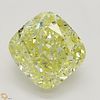 2.41 ct, Natural Fancy Yellow Even Color, VVS1, Cushion cut Diamond (GIA Graded), Appraised Value: $48,600 