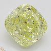 5.01 ct, Natural Fancy Yellow Even Color, VVS1, Cushion cut Diamond (GIA Graded), Appraised Value: $256,700 
