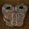 Chinese Bronze Taotie Mask - Repaired