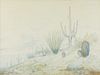 Robert Farrington Elwell "Untitled (Desert Cactus)"