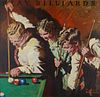 M. Leone Bracker "Play Billiards" Oil on Board
