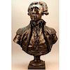 Jean-Antoine Houdon (1741-1828) Lafayette Bronze