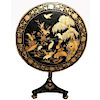 Chinese Export Lacquerware Tilt Top Table
