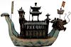 Important Chinese Cloisonne Emperor's Ship