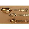 (3) Sterling Silver Souvenir Spoons