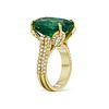 14.69ct Emerald And 1.78ct Diamond Ring