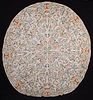 ELABORATELY EMBROIDERED TABLE COVERING, PORTUGUESE