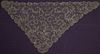 BRUSSELS APPLIQUE LACE SHAWL, MID 19TH C