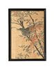  Circa 1910 Japanese Bird Print 