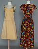 TWO BOLHAGEN PARTY DRESSES, 1958 & 1960