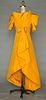 SCAASI YELLOW COUTURE GOWN, SPRING 1980