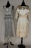 TWO SUMMER PARTY DRESSES, 1920s