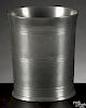 Castleton, Vermont pewter beaker, ca. 1810, bearing the touch of Ebenezer Southmayd, 4 3/8'' h.