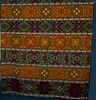 WOVEN & EMBROIDERED PORTIER, SWEDEN, 1890