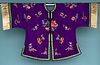 EMBROIDERED PURPLE ROBE, CHINA, EARLY 20TH C