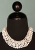 HASKELL WHITE COLLAR NECKLACE, 1950-1960