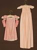 TWO TODDLERS' CALICO DRESSES, EARLY 19TH C