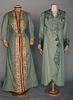 TWO EMBROIDERED WOOL GARMENTS, 1905-1910