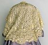 BEADED LACE CAPELET, 1860-1880