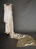 SATIN & LACE WEDDING GOWN, c. 1918