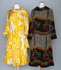 TWO PIERRE CARDIN DAY DRESSES, PARIS, 1970s