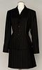 ALAIA WOOL SKIRT SUIT, LATE 20TH C