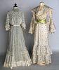 TWO SUMMER TEA GOWNS, 1905-1910