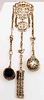STERLING SILVER CHATELAINE, 1850-1890