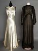 TWO EVENING GOWNS, 1930s