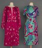 TWO PUCCI PRINTED DAY DRESSES, 1970s