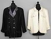 TWO CHANEL LG SZ EVENING JACKETS, 2000s