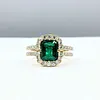 Fine Emerald & Diamond Cocktail Ring