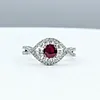 Glamorous Ruby & Diamond Cocktail Ring