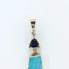 Colorful Amethyst & Australian Opal Pendant