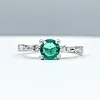 Tacori Emerald & Diamond Engagement Ring - 18K & Platinum