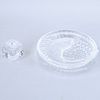 Lalique Ashtray and Baccarat Die