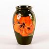 Moorcroft Pottery Vase, Coral Hibiscus