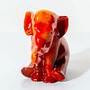 Bernard Moore Pottery Flambe Figurine, Elephant