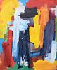 Large Robert Schuster Abstract Painting