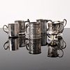 6 Sterling Silver Mugs / Cups