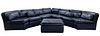 Upholstered Leather Sectional Sofa