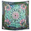Hermes 'Flowers of South Africa' Silk Twill Scarf