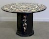 Impressive Piet Et Dura Style Pedestal Table.