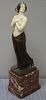 Grundman. Signed Bronze and Ivory Figure of a