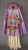 COLORFULLY EMBROIDERED CAPE, SPAIN, 1940-1950