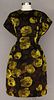 CHRISTIAN DIOR PRINTED SILK PARTY DRESS, 1950s-1960s