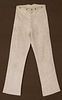 PAIR GENTS LINEN TROUSERS, ENGLAND, 1860-1870