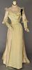 SHAMROCK BROCADE DRESS, BELFAST, LATE 1890s