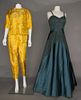 TWO EVENING GARMENTS, 1940-1950s