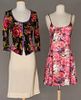 TWO FLORAL PRINTED BETSEY JOHNSON GARMENTS
